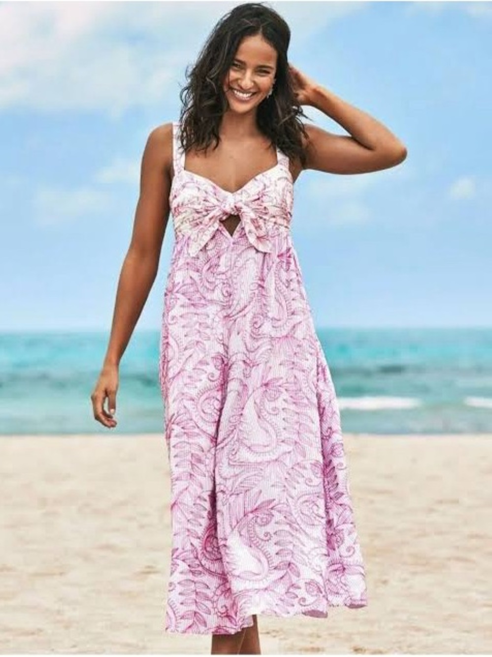 Lilly Pulitzer Sabrinah Midi Dress Sunshine Swirl Size 6